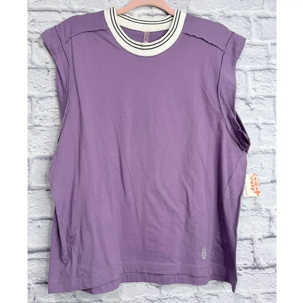 FREE PEOPLE MOVEMENT Don't Sweat It Tee XS NWT